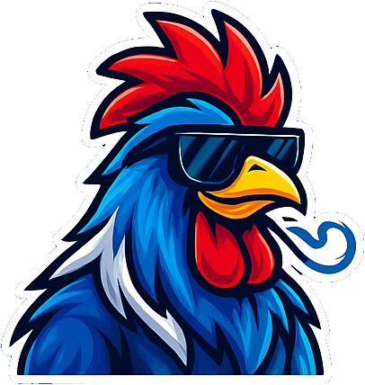 Confident ROGZILLA mascot